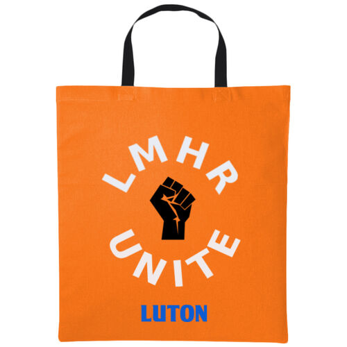 LMHR Luton Unite Tote Bag - Varsity cotton shopper short handle Thumbnail