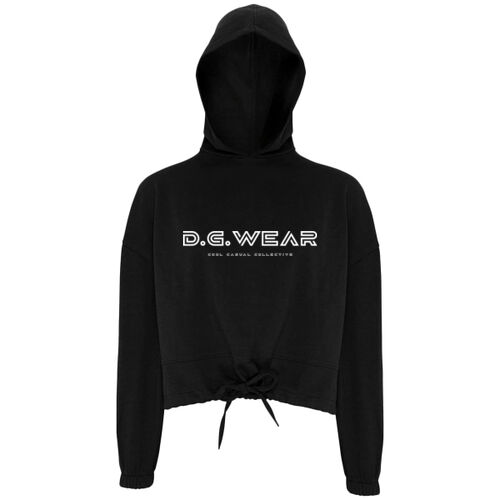 D.G. Wear Cropped Hoodie - Women's TriDri® cropped oversize hoodie Thumbnail